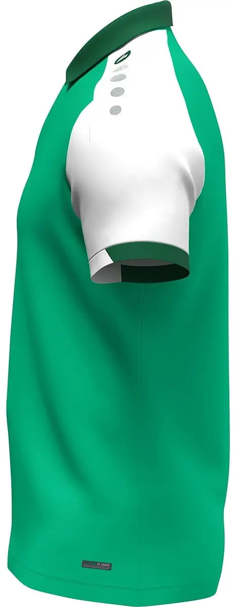 Jako Dynamic Polo Dames - M - Groen/Wit/Donkergroen