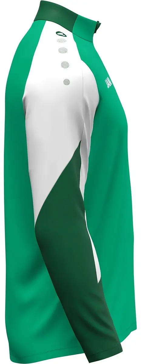 Jako Dynamic Ziptop Heren - Groen/Wit/Donkergroen M