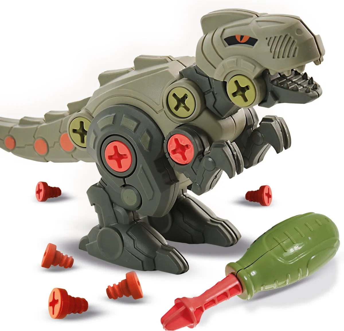 SES Creative Dino Schroefconstructie 14291 - 55 Stuks
