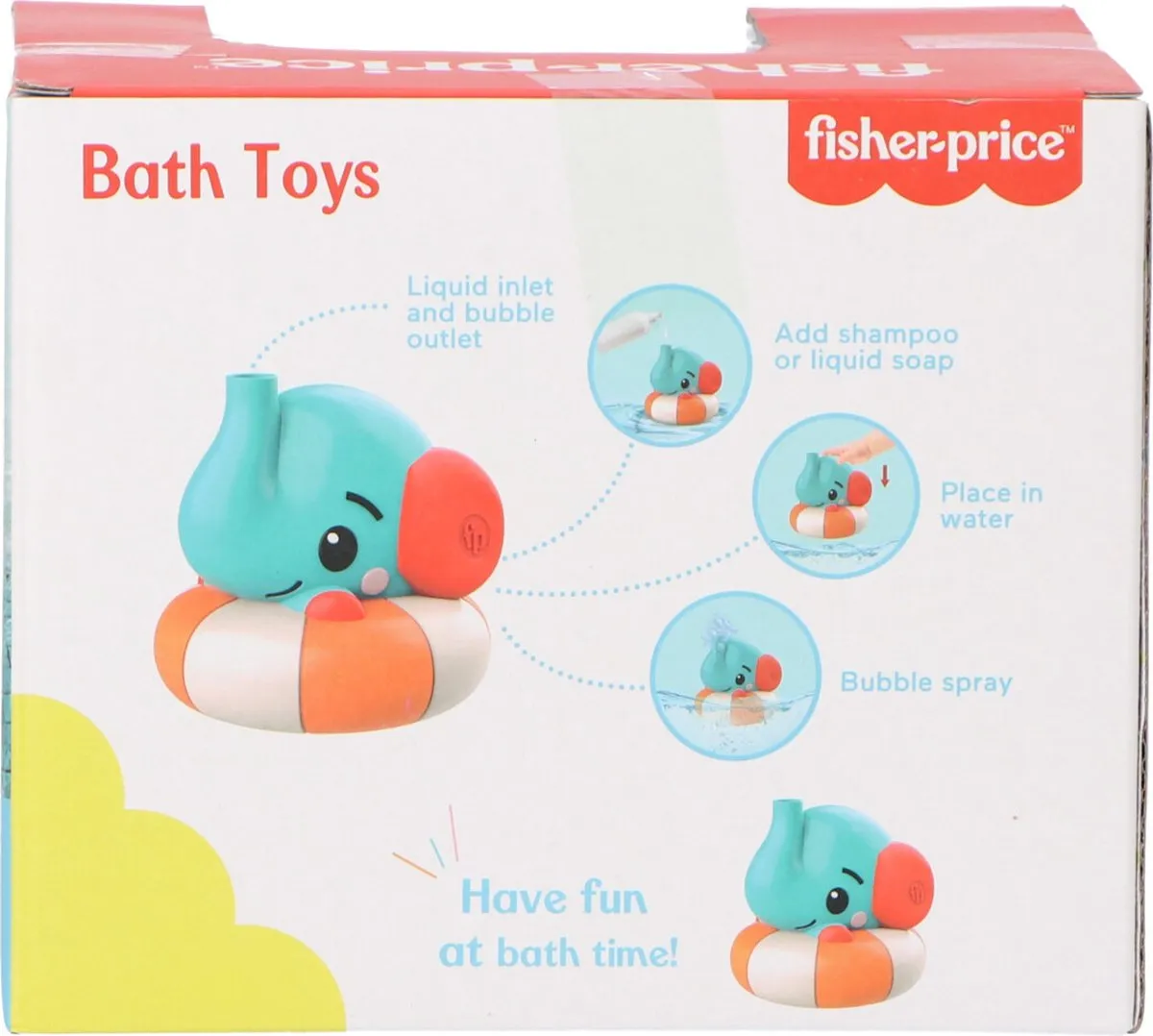 Fisher-Price Baby Bad Bubbel Spray Olifant - Meerkleur