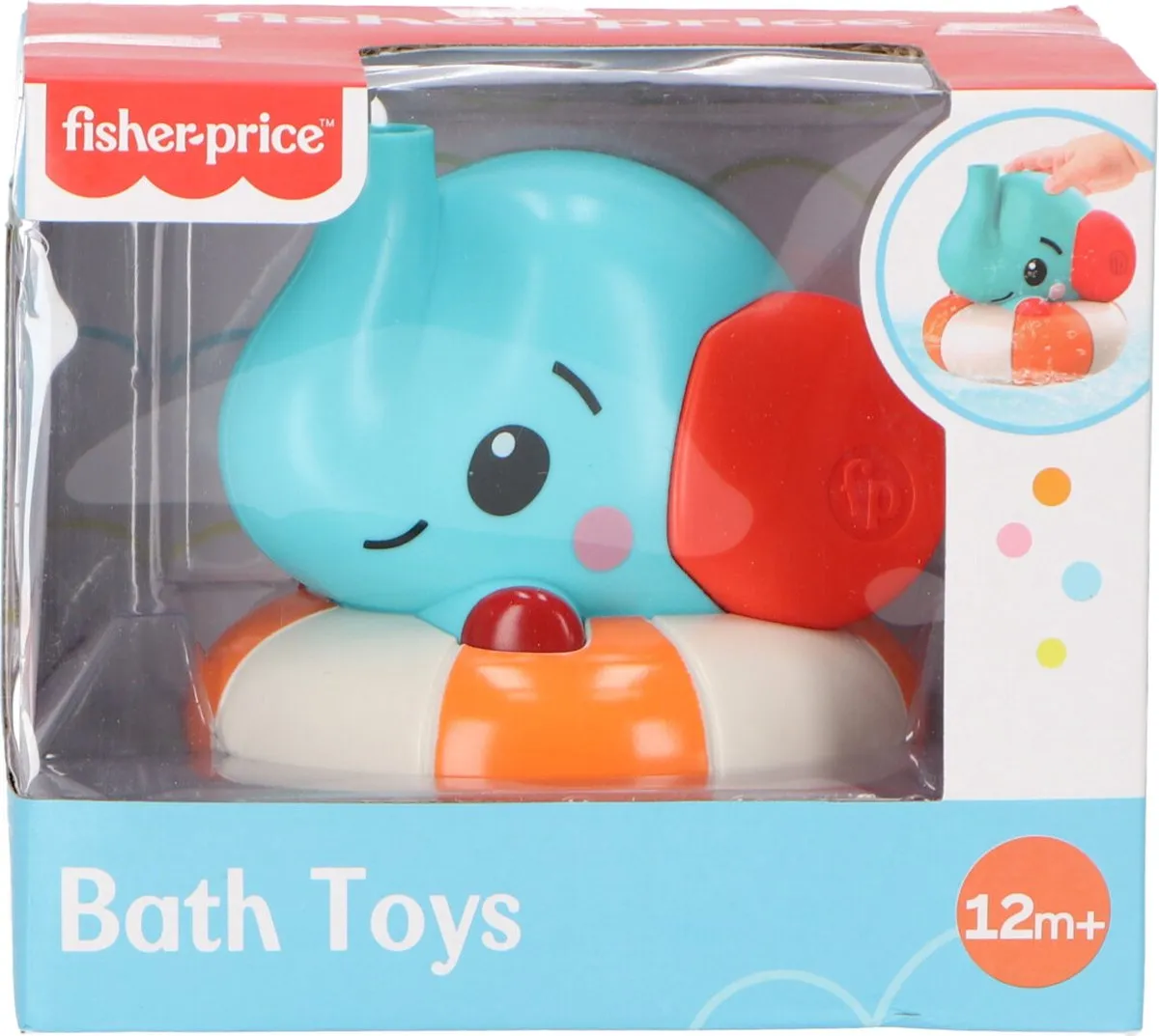 Fisher-Price Baby Bad Bubbel Spray Olifant - Meerkleur
