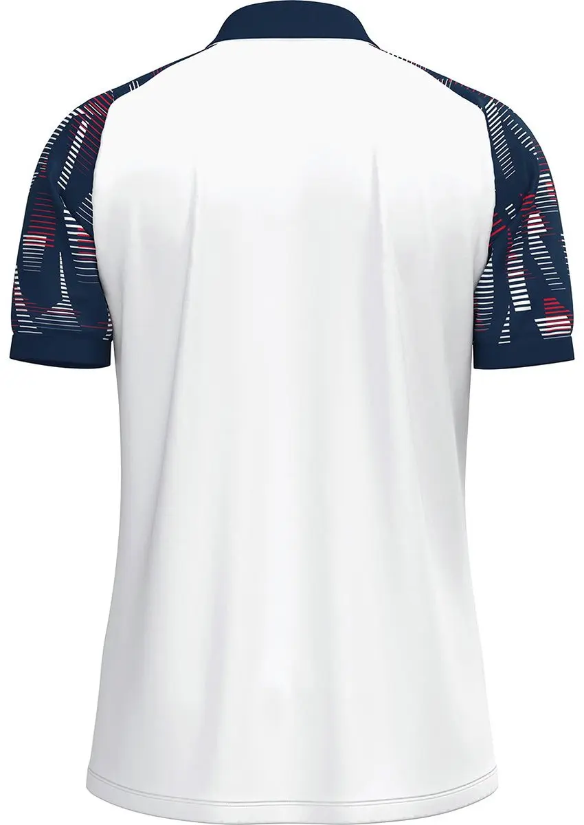 Jako Sonic Polo Kinderen 152 - Wit/Marine/Rood