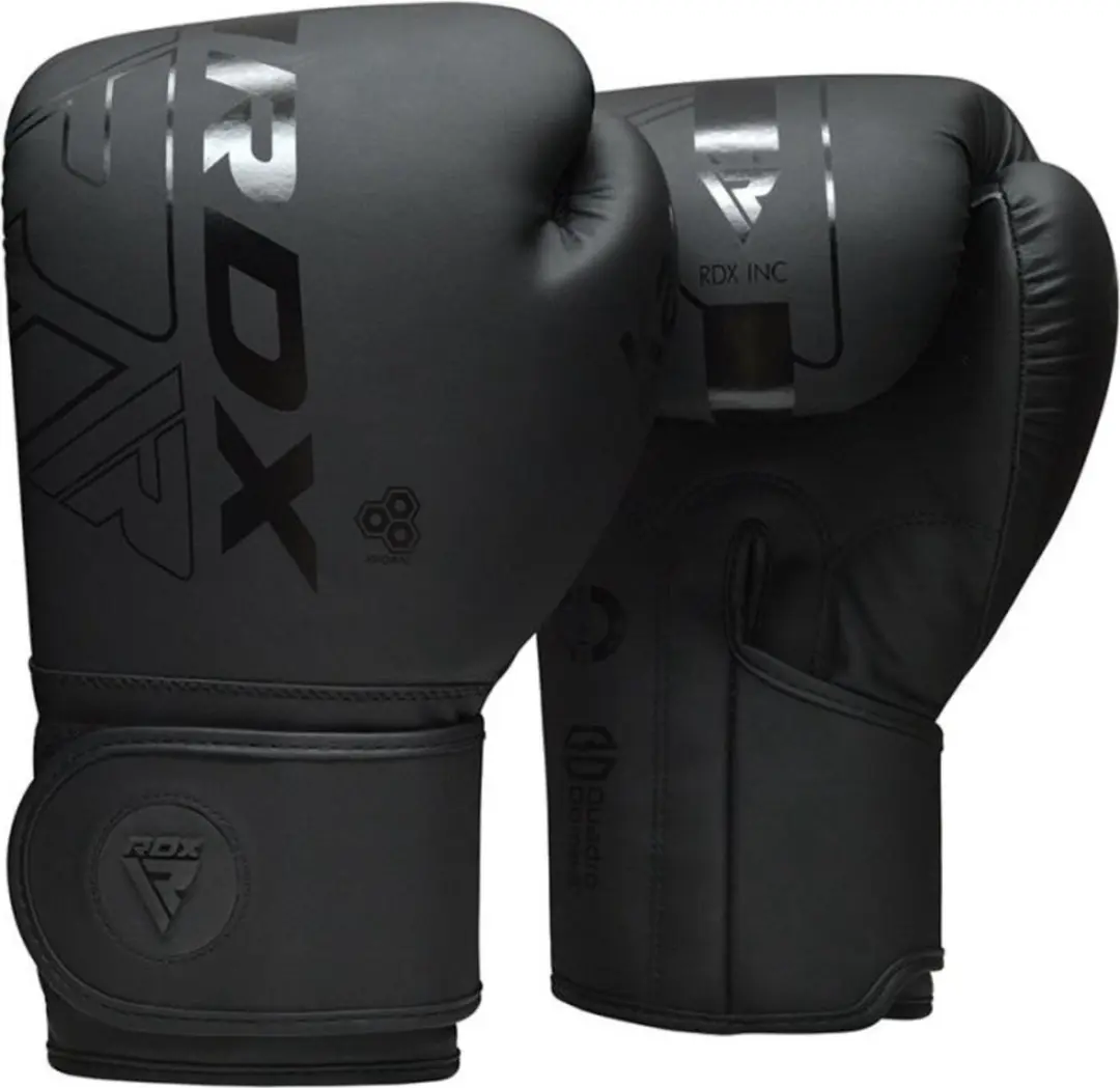 RDX Sports F6 Kara Bokshandschoenen 10 oz - Zwart
