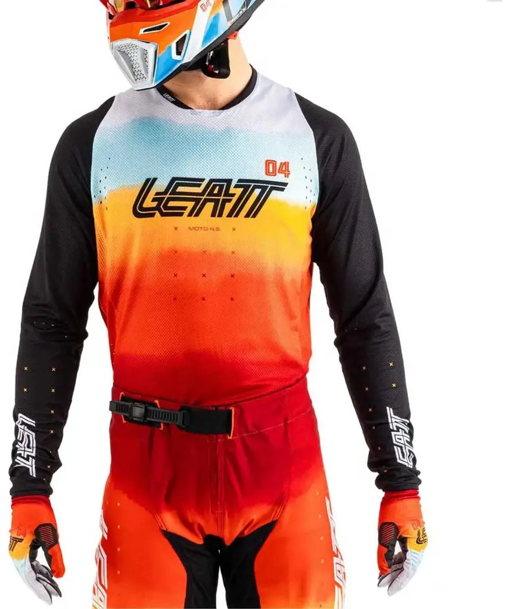 Leatt 4.5 Lite Trui Met Lange Mouwen Oranje XL Man