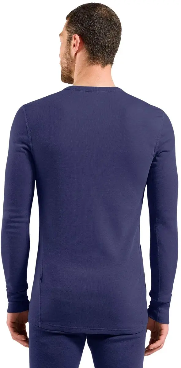ODLO Active Warm Eco Base Layer Longsleeve Heren M - Blauw