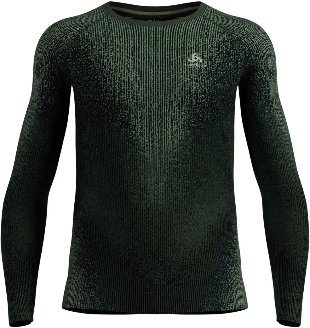 ODLO Blackcomb Eco Heren Longsleeve - S - Donkergroen - afbeelding 5 van 6