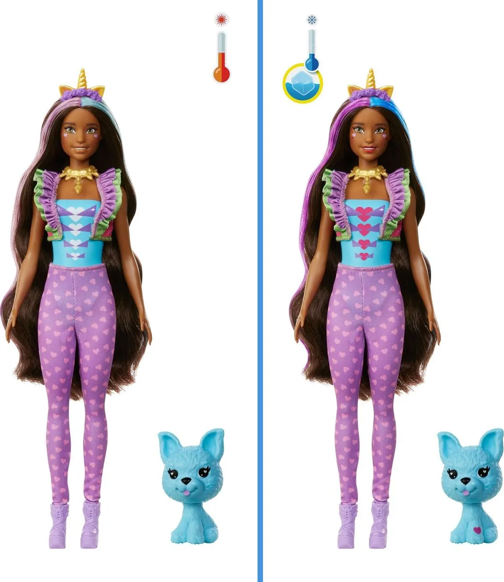 Barbie Color Reveal Ultimate Wave 2 Fantasy Fashion Eenhoorn - Roze