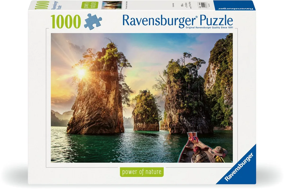 Ravensburger Nature Edition Three Rocks in Cheow Thailand Puzzel 1000 Stukjes - Multicolor