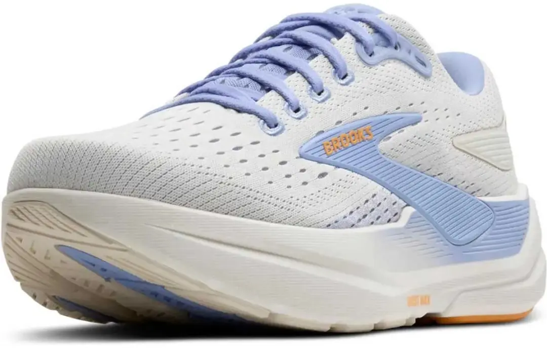 Brooks Ghost Max 3 Dames Hardloopschoenen - 38.5 - Wit/Blauw - afbeelding 4 van 6
