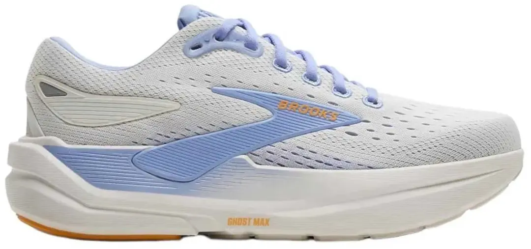 Brooks Ghost Max 3 Dames Hardloopschoenen - 38.5 - Wit/Blauw - afbeelding 2 van 6