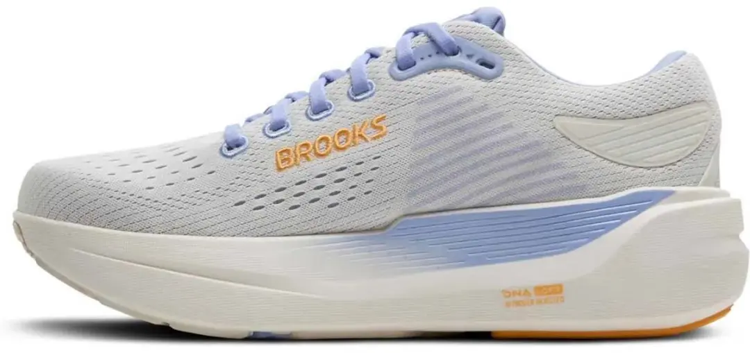 Brooks Ghost Max 3 Dames Hardloopschoenen - 38.5 - Wit/Blauw - afbeelding 5 van 6