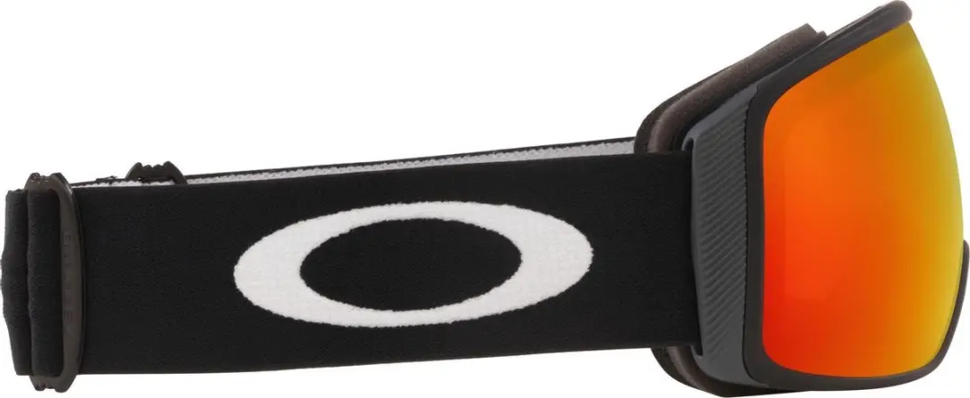 Oakley Skibril Unisex - Zwart/Wit - Rode Lens