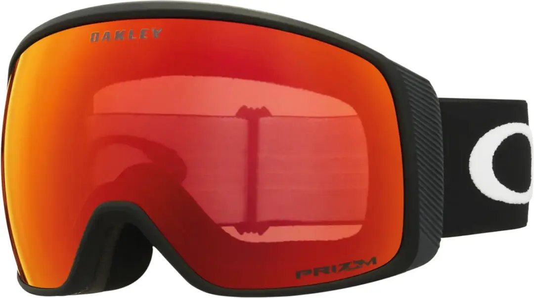 Oakley Skibril Unisex - Zwart/Wit - Rode Lens