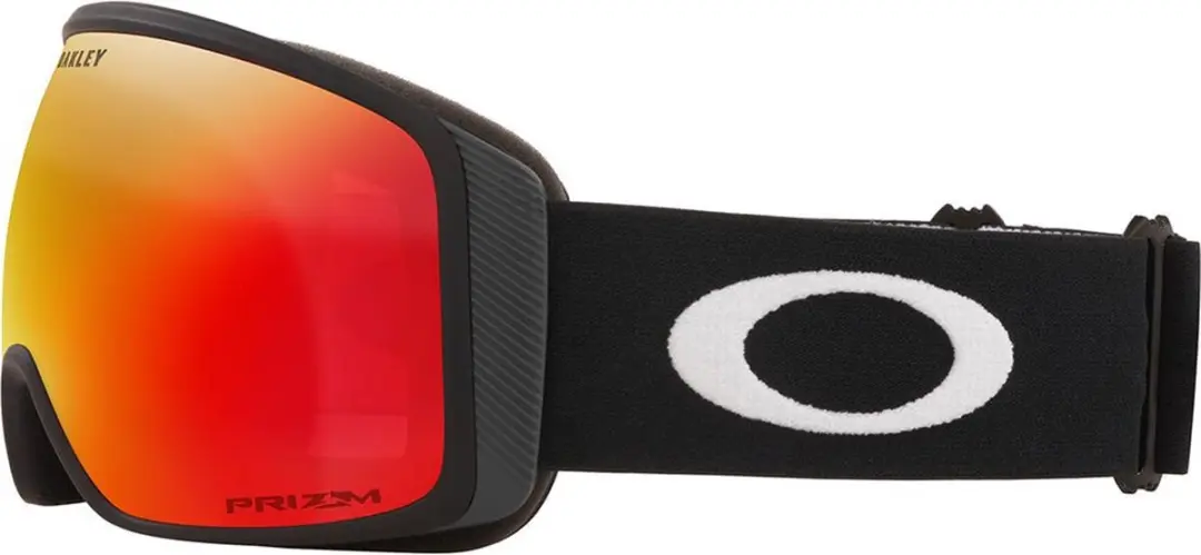 Oakley Skibril Unisex - Zwart/Wit - Rode Lens