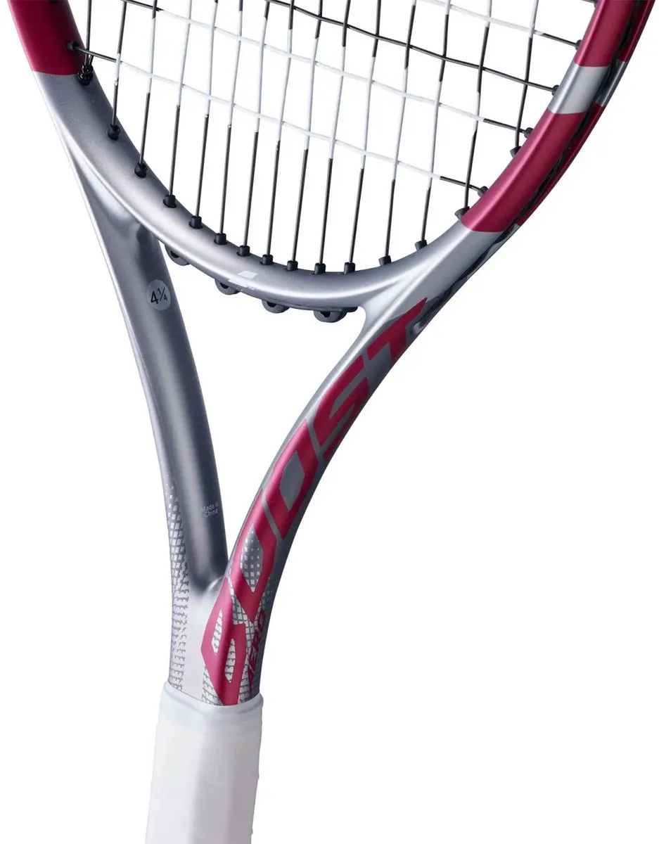 Babolat Boost Aero Tennisracket - Gripmaat L1 - Grijsroze