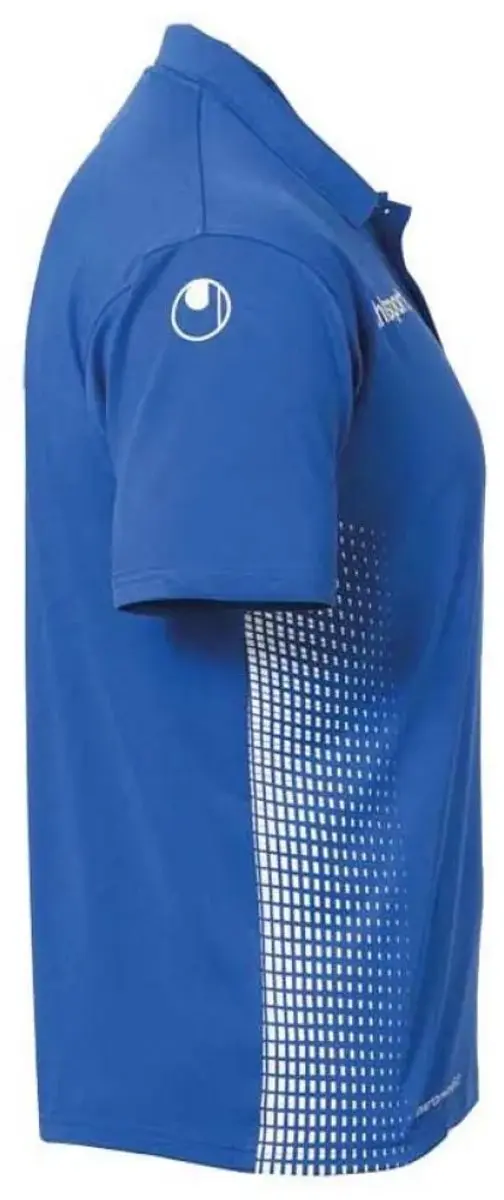 Uhlsport Score Polo Shirt L - Azuur/Wit