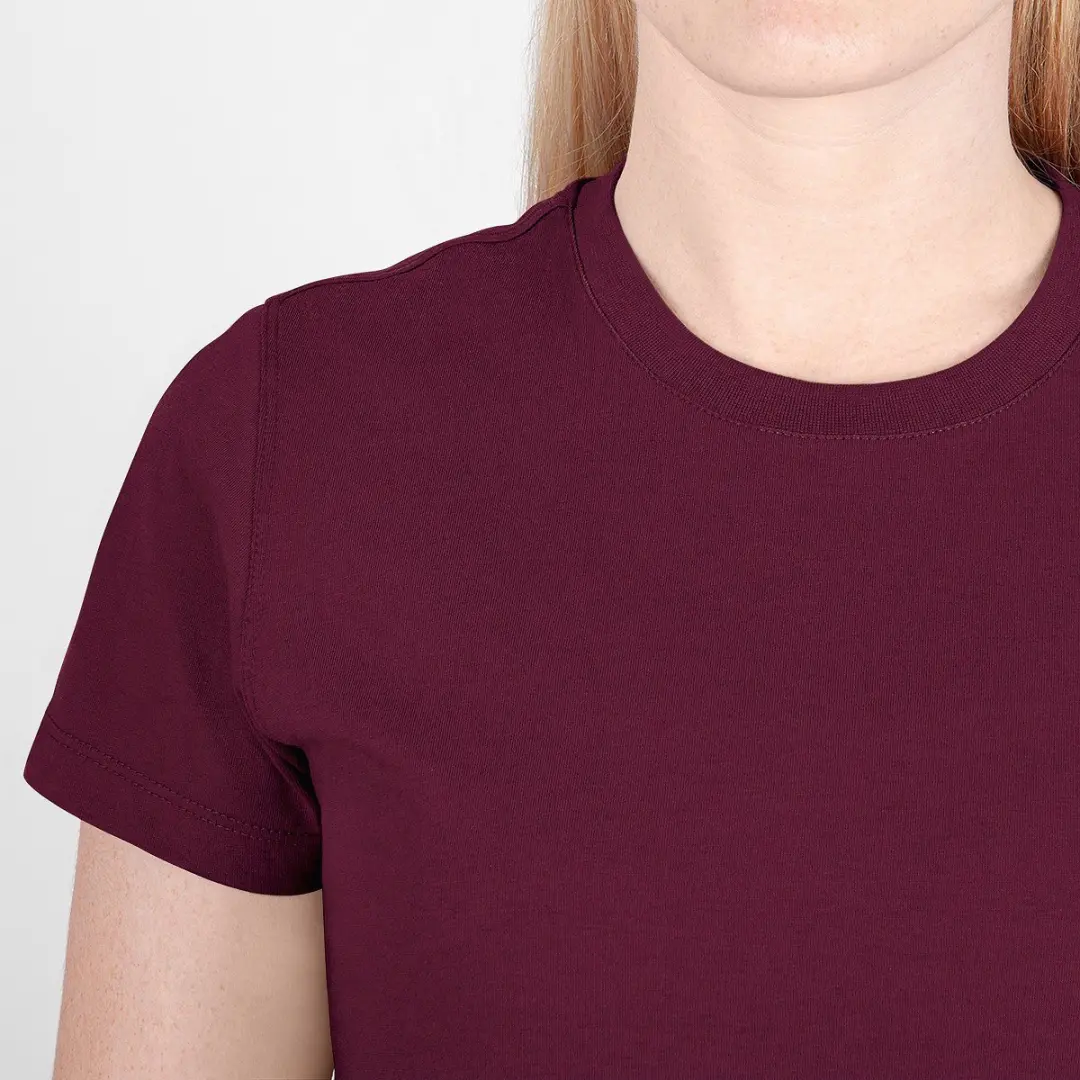 Jako Doubletex T-Shirt Dames - Kastanje - Maat 40