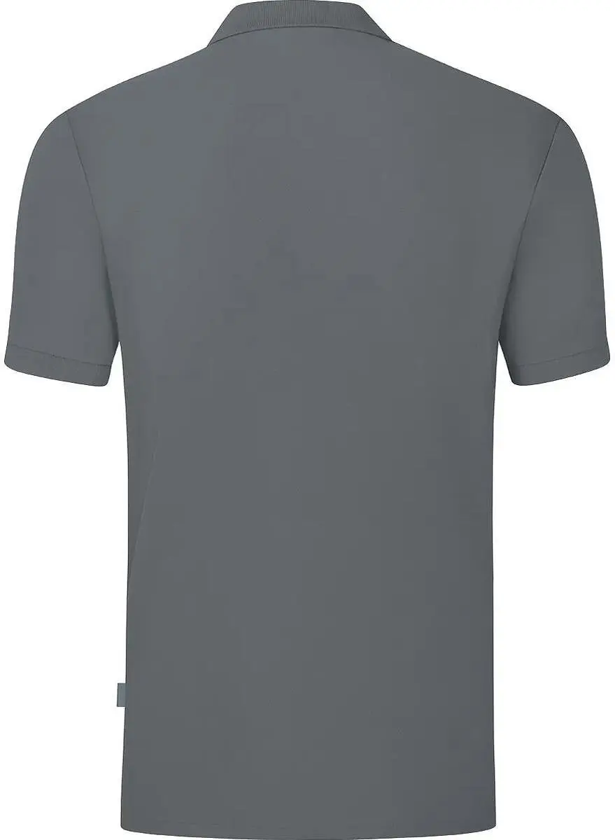 JAKO Organic Polo Heren - Steengrijs XL