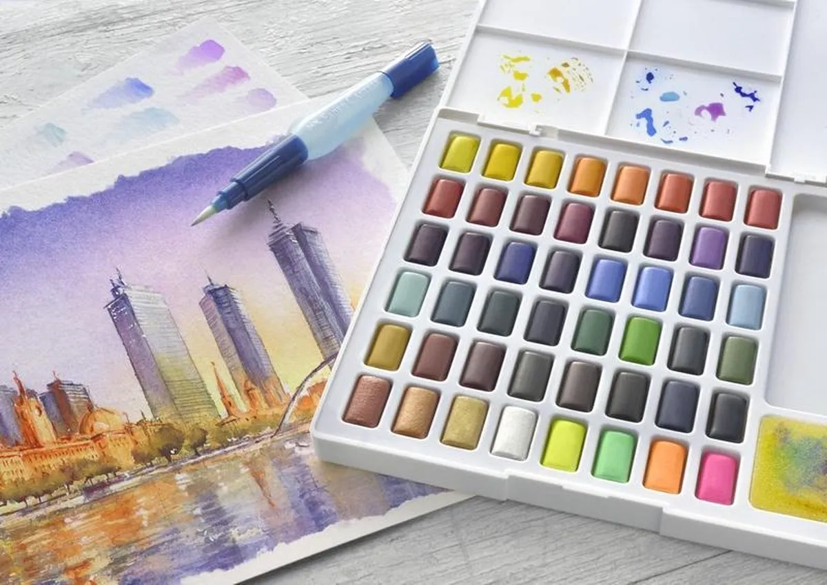 Faber-Castell Waterverf Box FC-169748 - 48 Kleuren