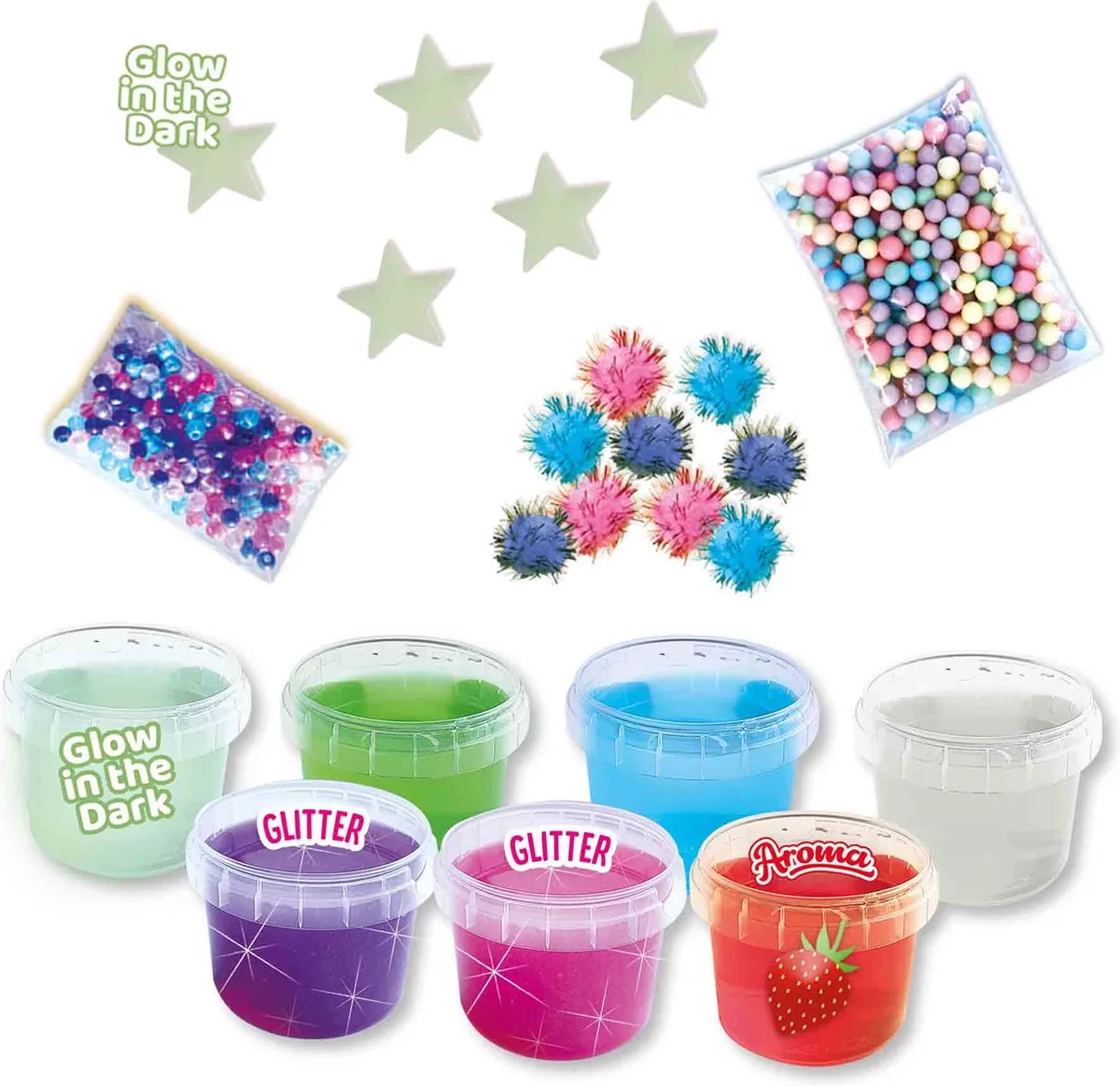 SES Creative Slime Mix It Mania Experimenteerset - 7 Kleuren
