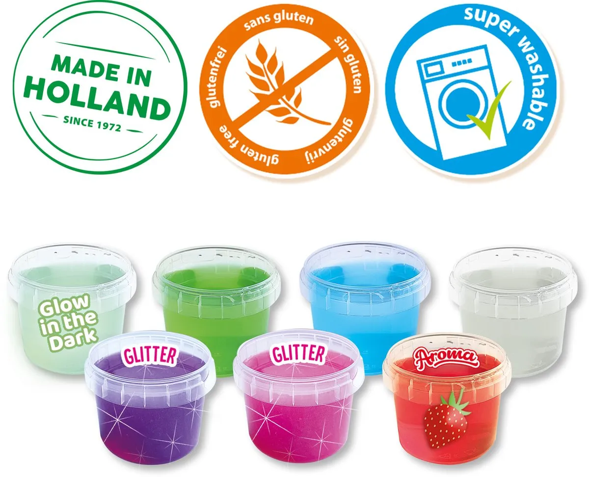 SES Creative Slime Mix It Mania Experimenteerset - 7 Kleuren