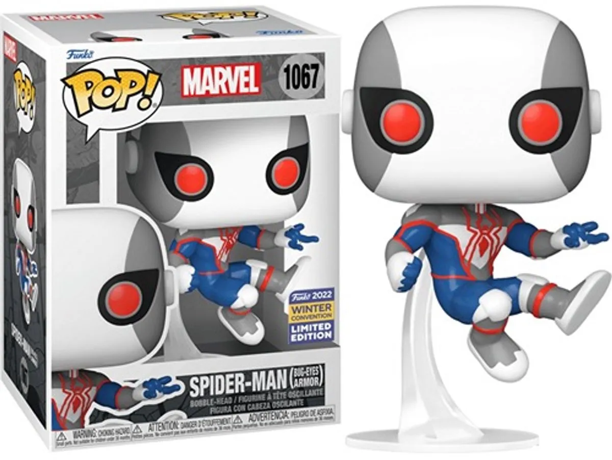 Funko Marvel Spider-Man Bug-Eyes Armor Pop #1067 - Multi