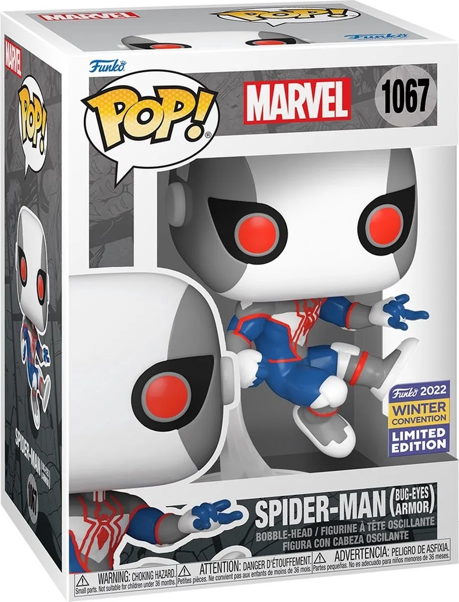 Funko Marvel Spider-Man Bug-Eyes Armor Pop #1067 - Multi