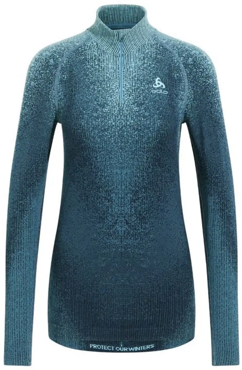 Blackcomb Eco 1/2 Zip Thermoshirt Dames Provincial Blue M