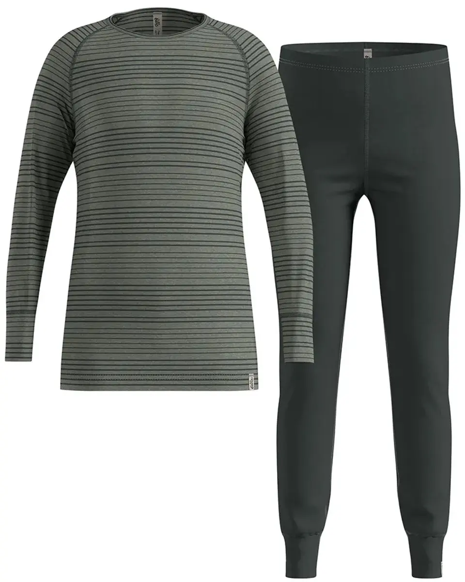 ODLO Long Active Warm Eco Set 12 jaar - Grijs - afbeelding 3 van 3