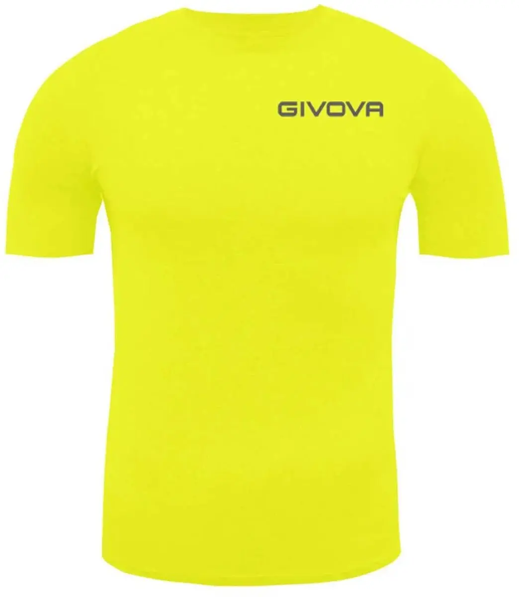 Givova Corpus 2 Heren Sport-T-shirt - XL - Geel - afbeelding 6 van 6