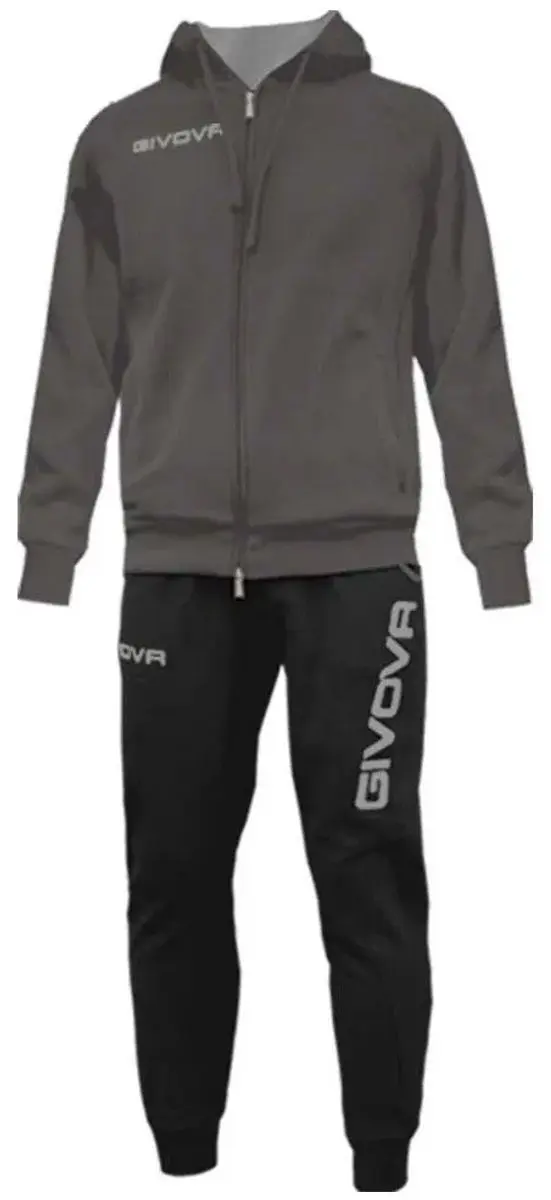 Givova King Trainingspak - Zwart/Grijs 2XL - afbeelding 2 van 2