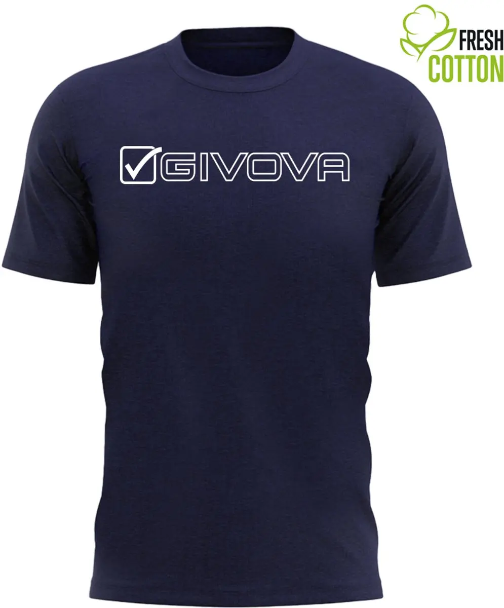 Katoenen T-shirt Givova Mondo Groen Militare Groen