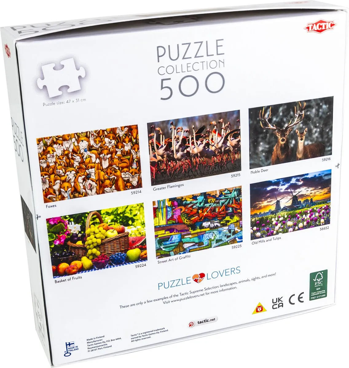 Tactic Puzzel 500 Noble Deer - Meerkleurig
