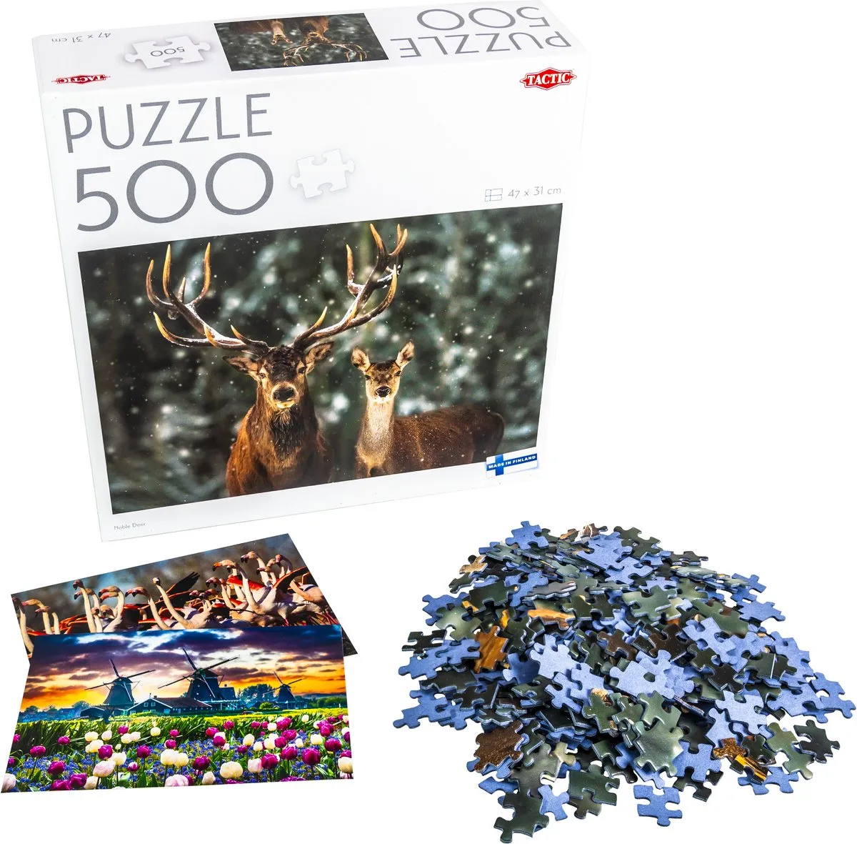 Tactic Puzzel 500 Noble Deer - Meerkleurig