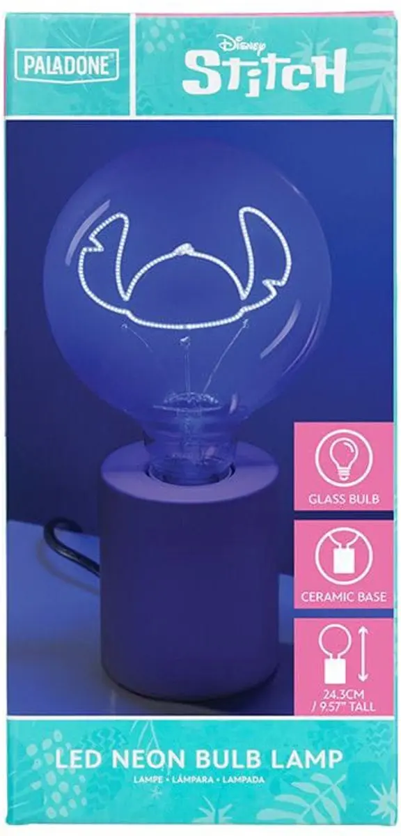 Paladone Disney Stitch LED Nachtlamp - Blauw - Multi