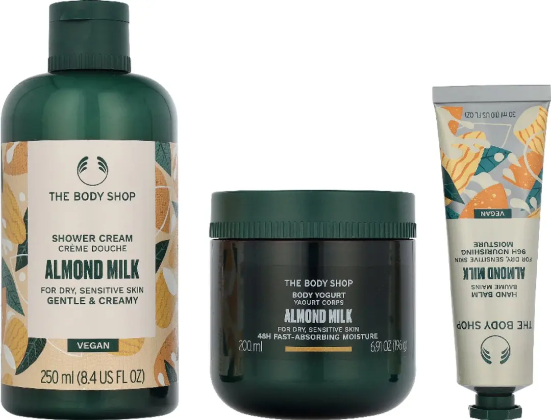 The Body Shop Essential Small Almond Milk Set - 140ml