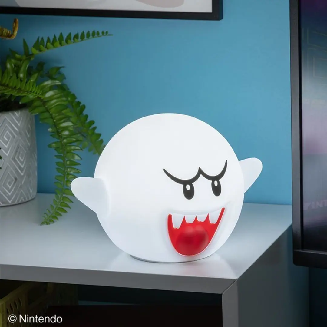Paladone Super Mario Boo SquishyGlo Nachtlamp - Oplaadbaar