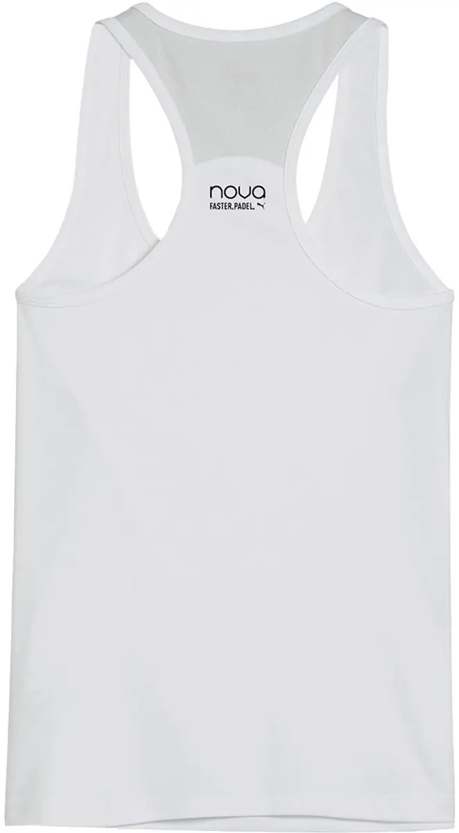 PUMA Individual Mouwloos T-shirt - Wit S