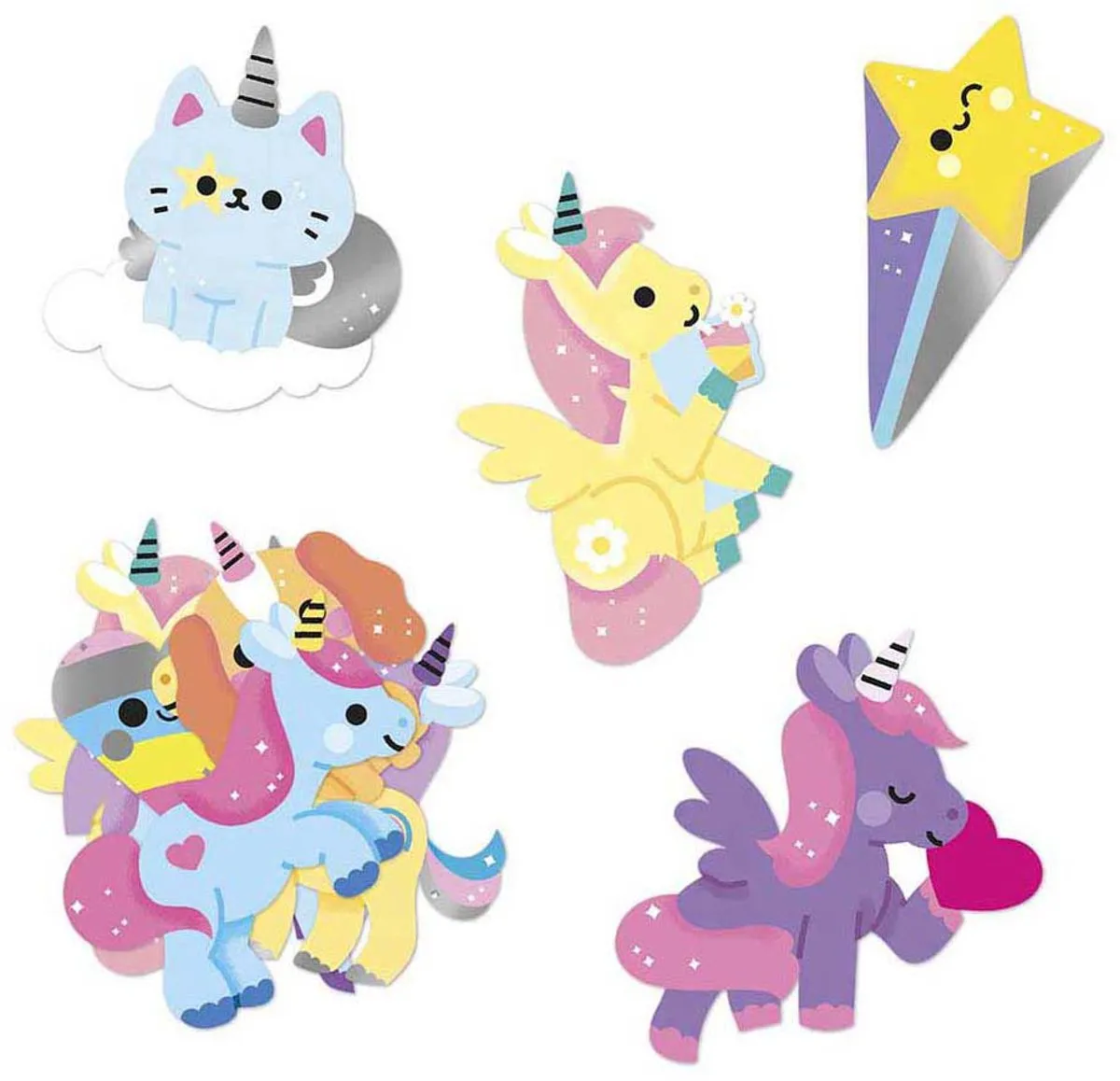 Janod Stickers Unicorn - 100 Stuks - afbeelding 4 van 6