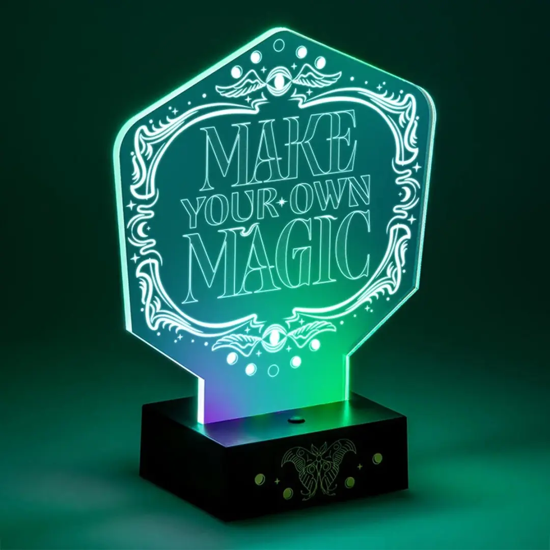 Paladone Wicked Acryl Licht - Glinda & Elphaba - Groen/Paars