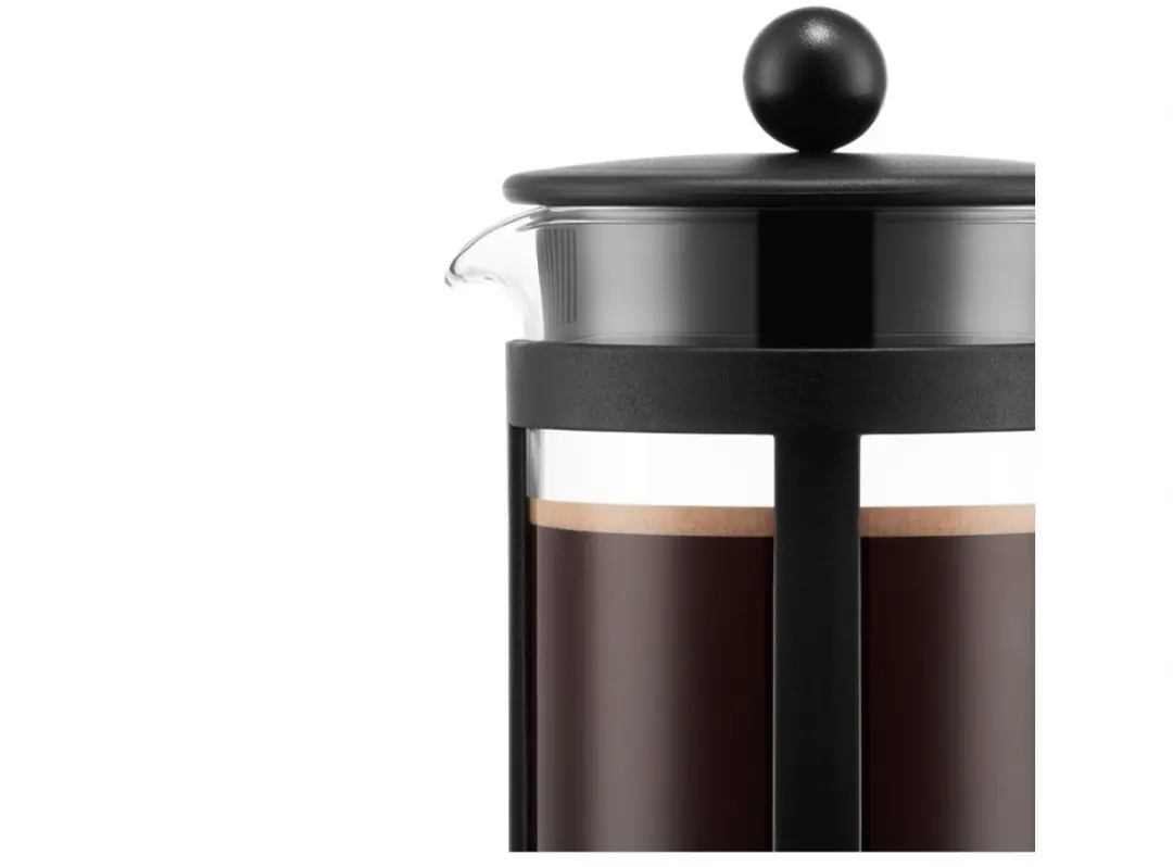 Bodum Kenya Cafetière 1788-01 - 1L - 8 Koppen - Zwart