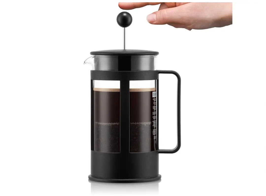 Bodum Kenya Cafetière 1788-01 - 1L - 8 Koppen - Zwart
