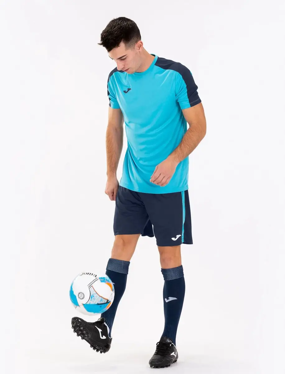 Joma Maxi Short Heren - Marine/Fluor Turquoise S