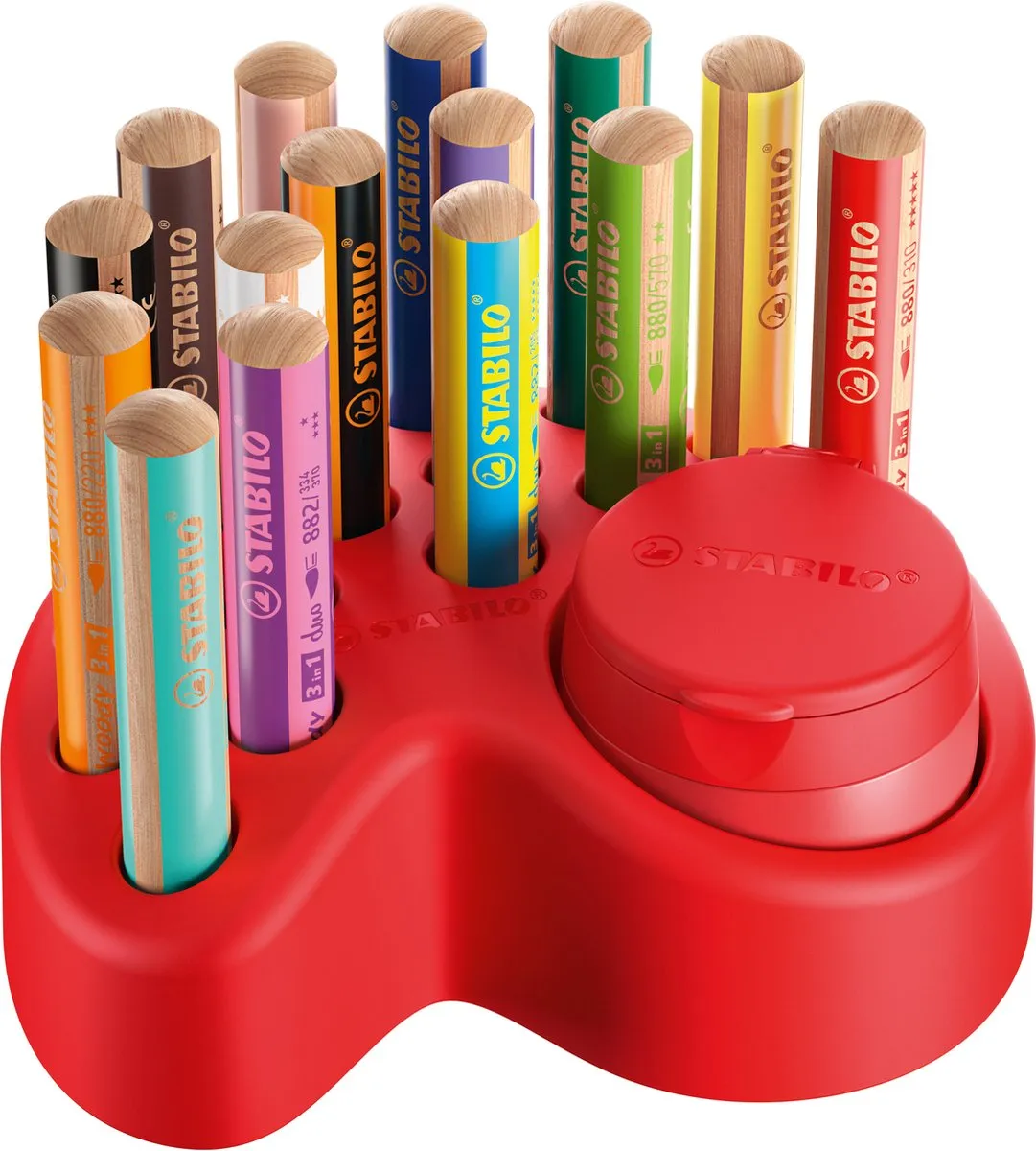 STABILO Woody 3-in-1 Premium Deskset