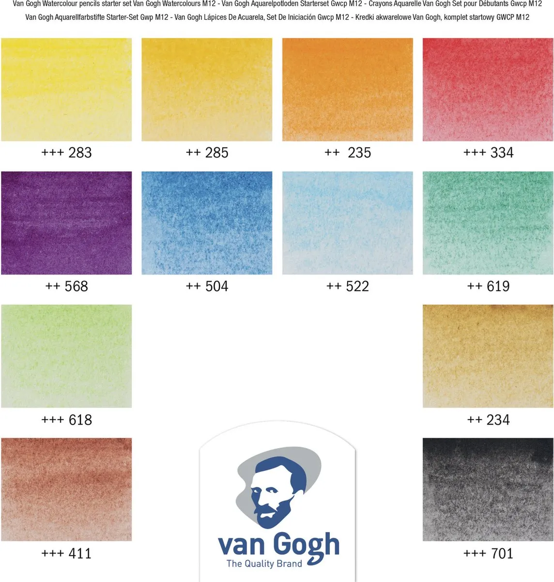 Bruynzeel Van Gogh Aquarelpotloden