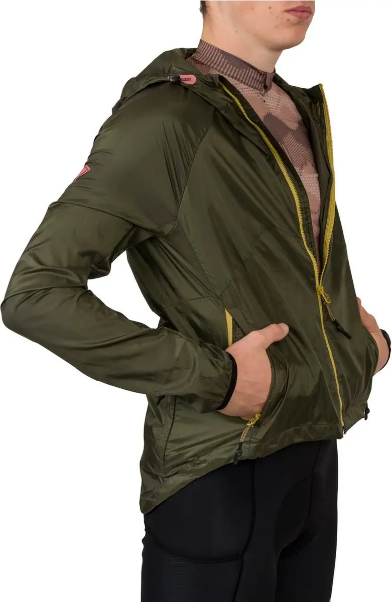 AGU Wind Hooded Venture Windjack - Army Green M