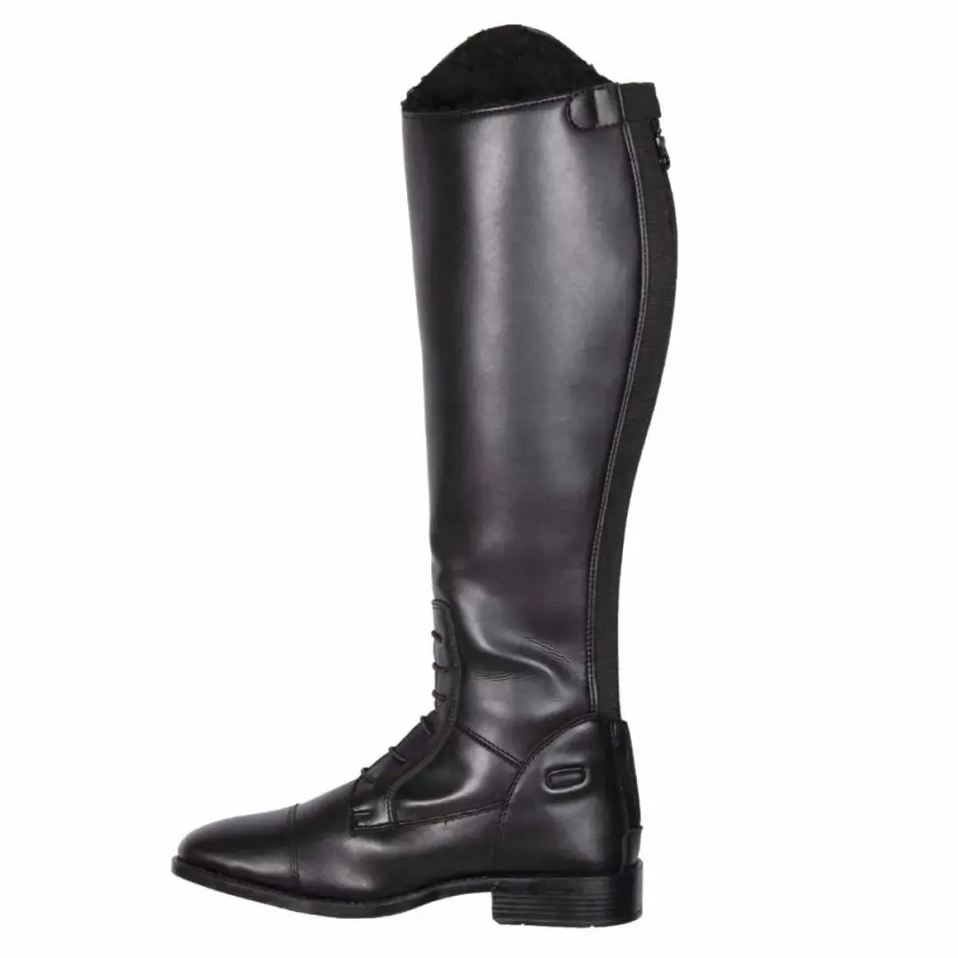 Mondoni Lady Maldon Winter Rijlaars 37 - Zwart Kunstleer