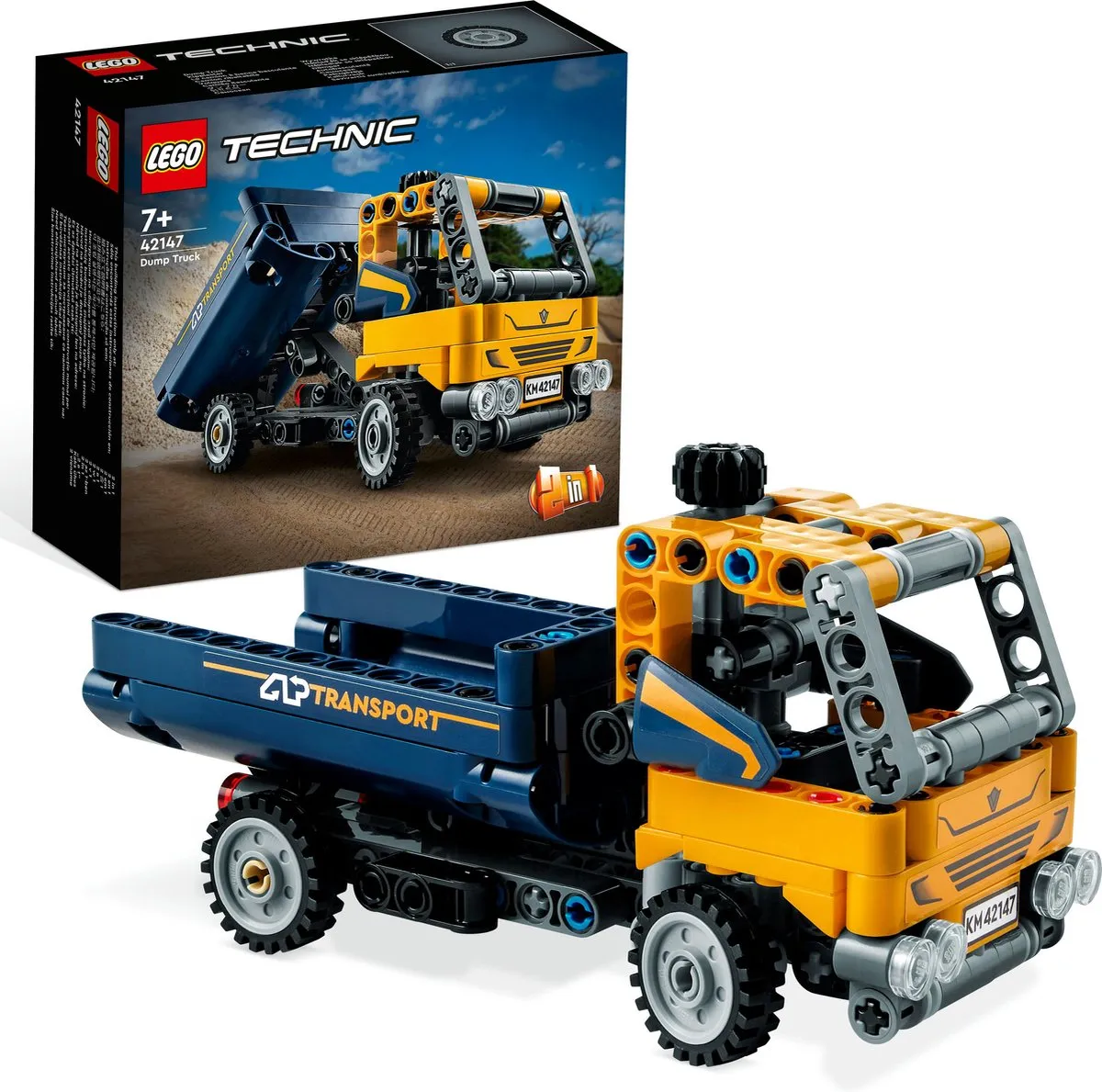 LEGO Technic Kiepwagen 42147 Bouwset - 2-in-1 - Meerkleurig - afbeelding 2 van 6