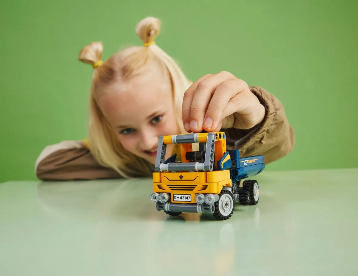LEGO Technic Kiepwagen 42147 Bouwset - 2-in-1 - Meerkleurig - afbeelding 4 van 6