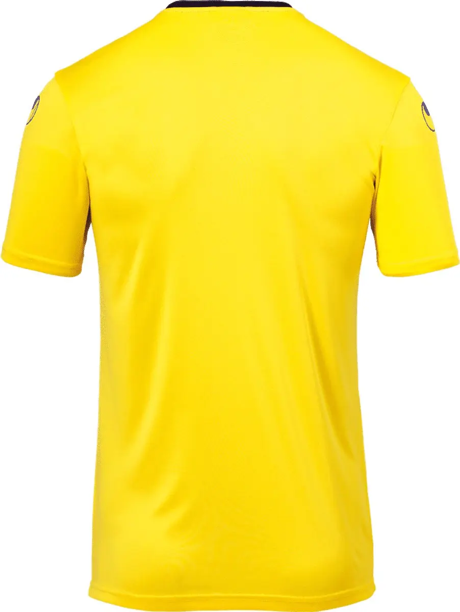 Uhlsport Offense 23 Heren T-shirt - Limoen/Zwart/Antraciet